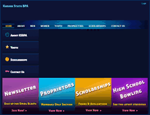 Tablet Screenshot of bowlkansas.com
